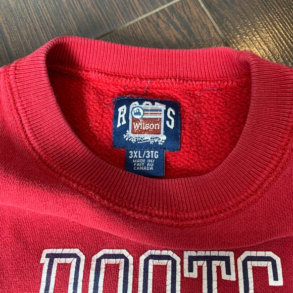 Roots Athletic Kid’s Sweater in Red - Picture 4 of 4
